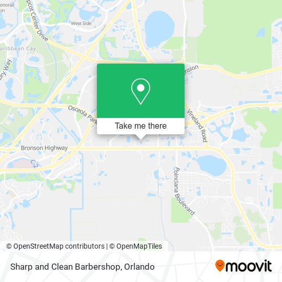 Sharp and Clean Barbershop map