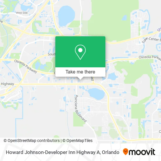Mapa de Howard Johnson-Developer Inn Highway A