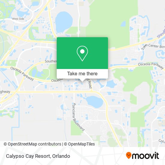 Calypso Cay Resort map