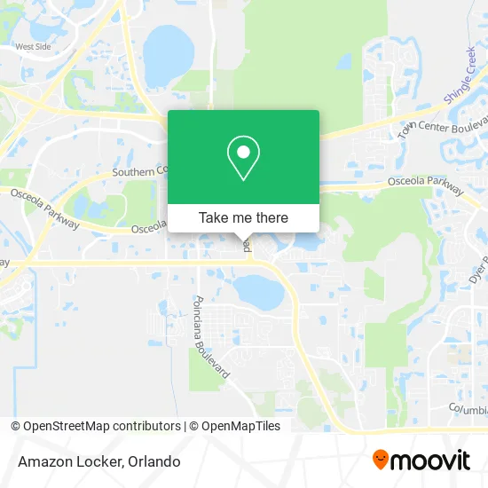 Amazon Locker map