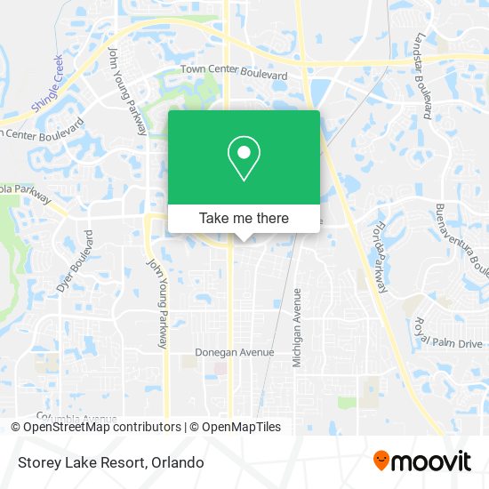 Storey Lake Resort map