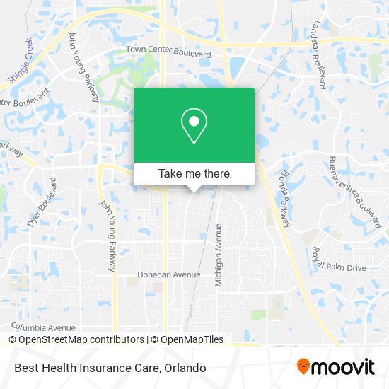 Best Health Insurance Care map