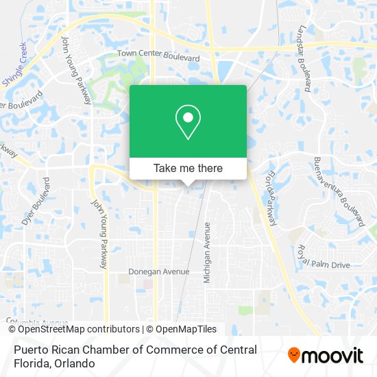 Puerto Rican Chamber of Commerce of Central Florida map