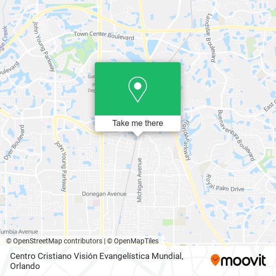 Centro Cristiano Visión Evangelística Mundial map