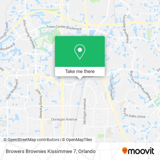 Browers Brownies Kissimmee 7 map