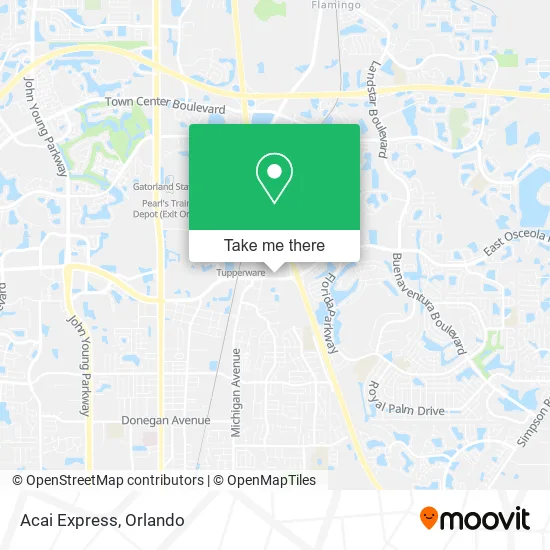 Acai Express map