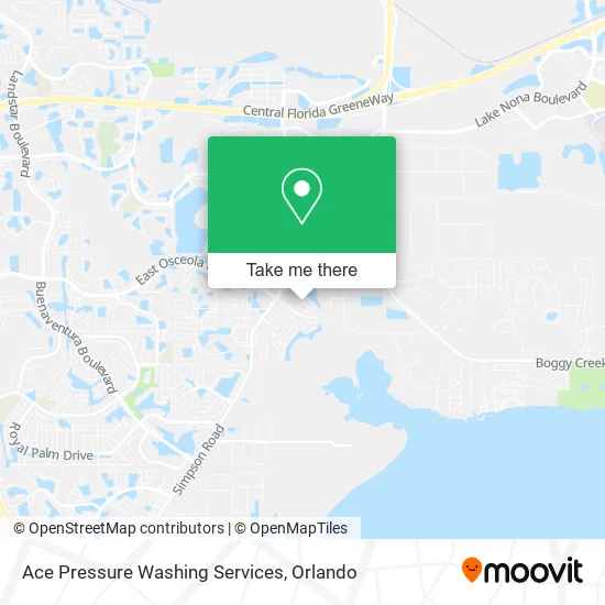 Ace Pressure Washing Services map