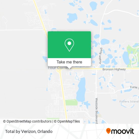 Total by Verizon map