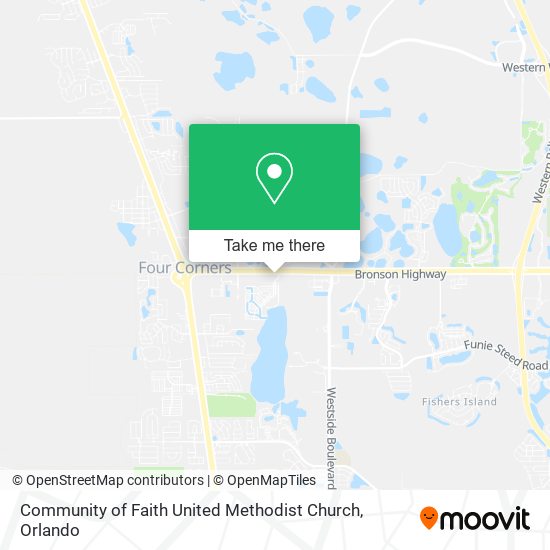 Community of Faith United Methodist Church map