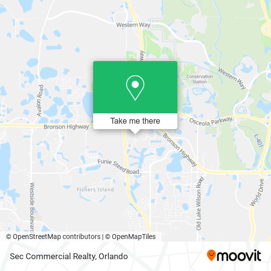 Sec Commercial Realty map