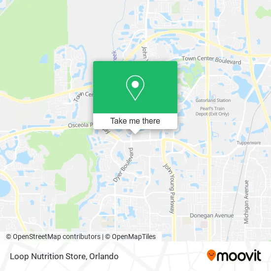 Loop Nutrition Store map