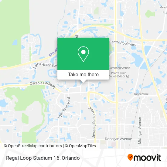 Regal Loop Stadium 16 map
