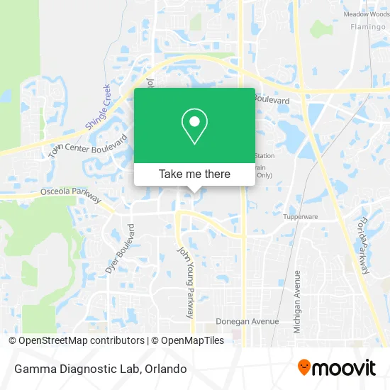 Gamma Diagnostic Lab map
