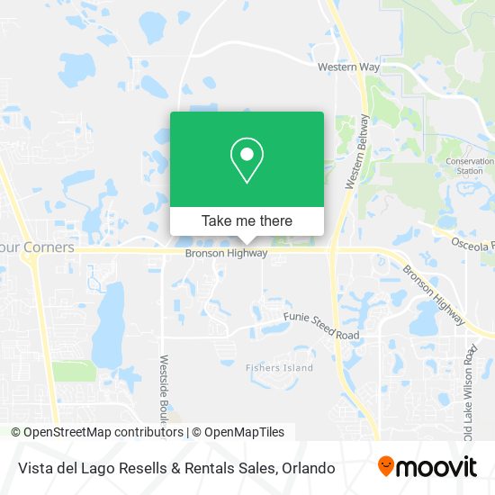 Vista del Lago Resells & Rentals Sales map