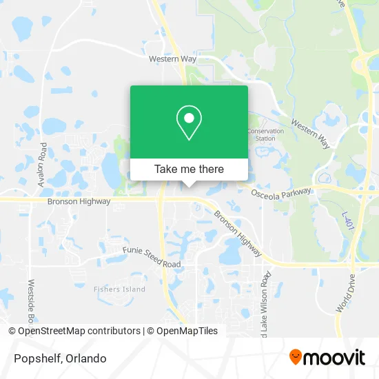 Mapa de Popshelf