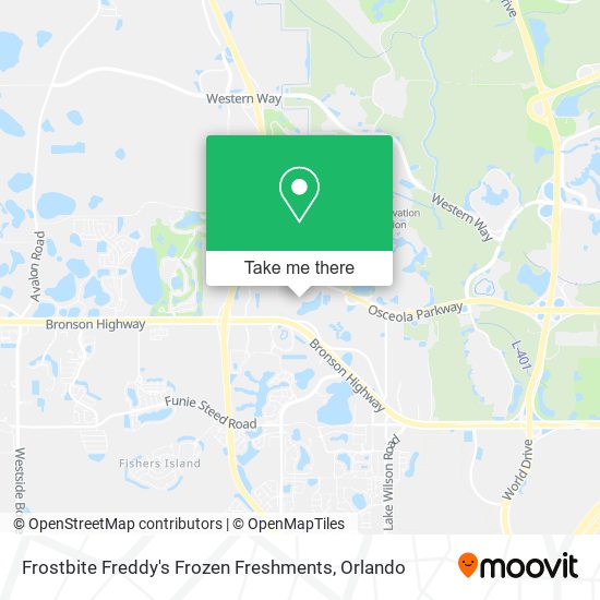 Mapa de Frostbite Freddy's Frozen Freshments