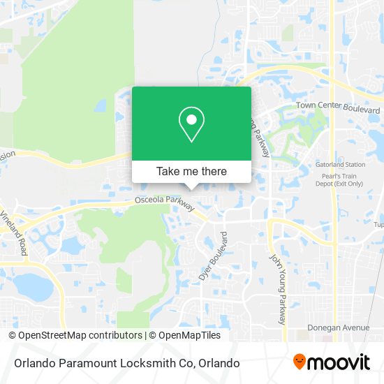 Mapa de Orlando Paramount Locksmith Co