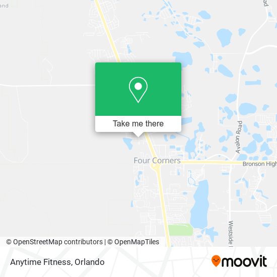 Anytime Fitness map