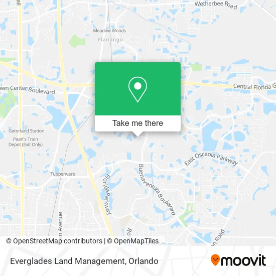 Everglades Land Management map
