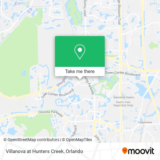 Villanova at Hunters Creek map