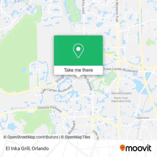 El Inka Grill map
