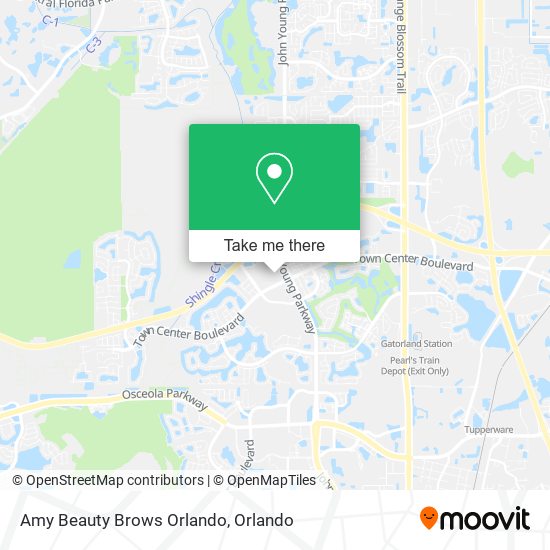 Mapa de Amy Beauty Brows Orlando