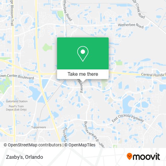 Zaxby's map