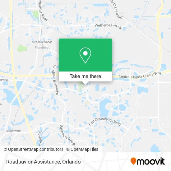Mapa de Roadsavior Assistance