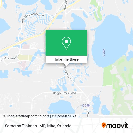 Samatha Tipirneni, MD, Mba map