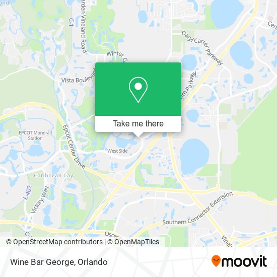 Mapa de Wine Bar George