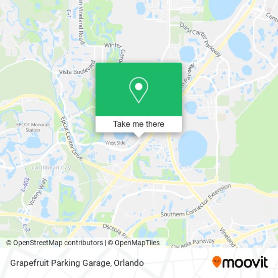 Mapa de Grapefruit Parking Garage