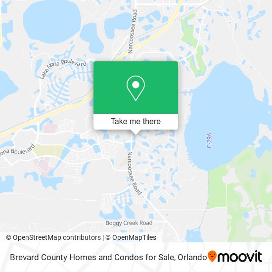 Brevard County Homes and Condos for Sale map