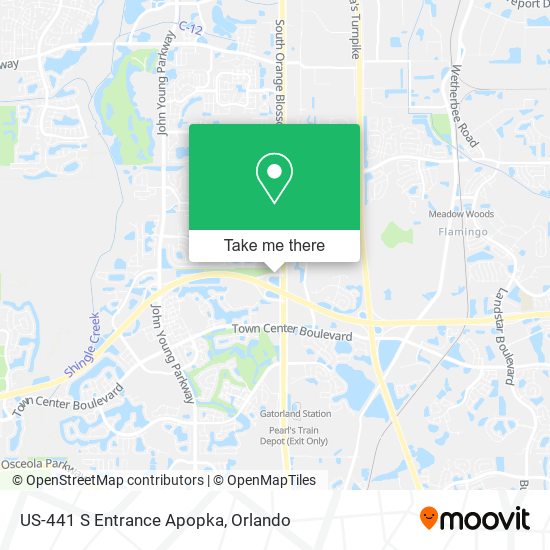 Mapa de US-441 S Entrance Apopka