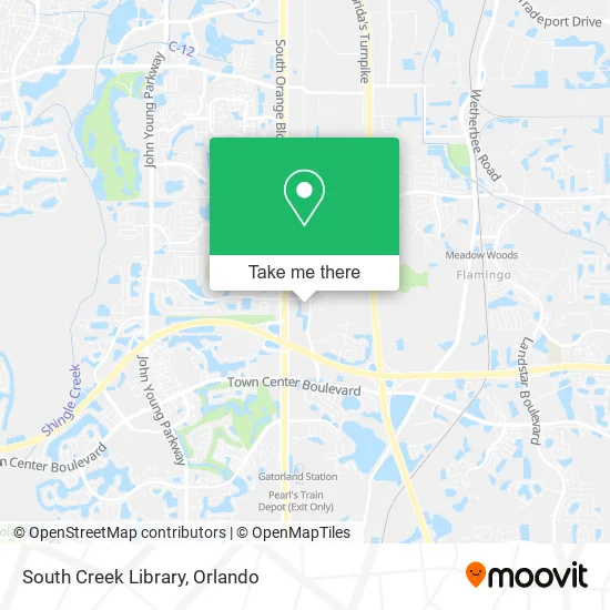 South Creek Library map
