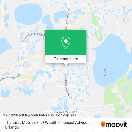 Thanarat Metrius - TD Wealth Financial Advisor map