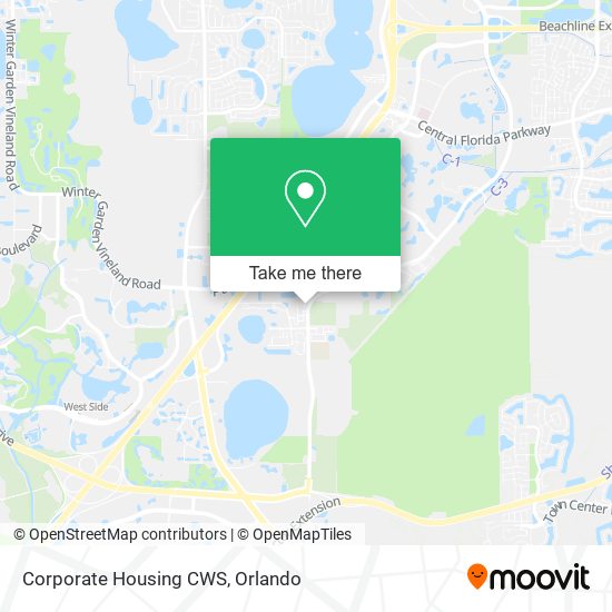 Mapa de Corporate Housing CWS