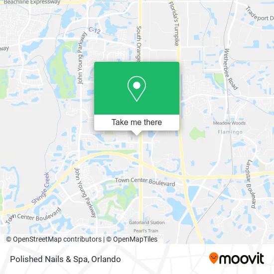 Polished Nails & Spa map