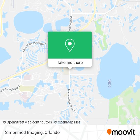 Simonmed Imaging map