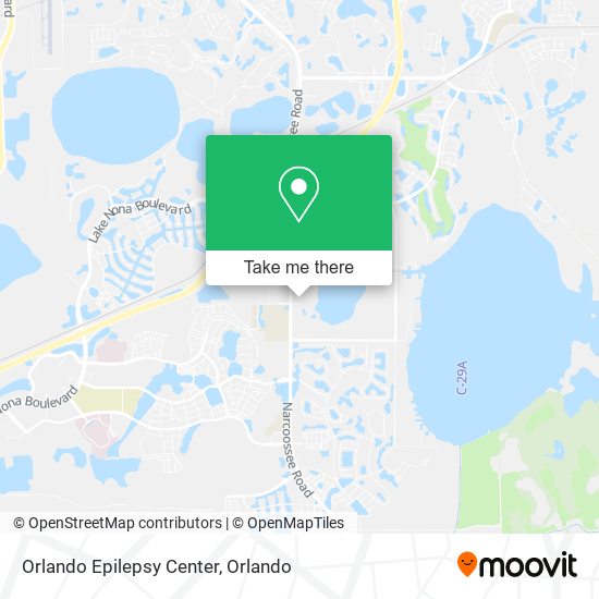 Orlando Epilepsy Center map