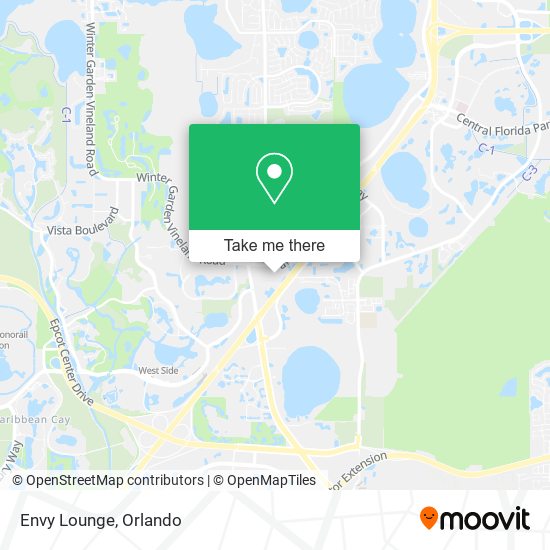 Mapa de Envy Lounge