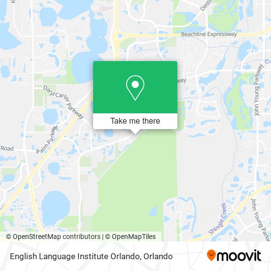 English Language Institute Orlando map
