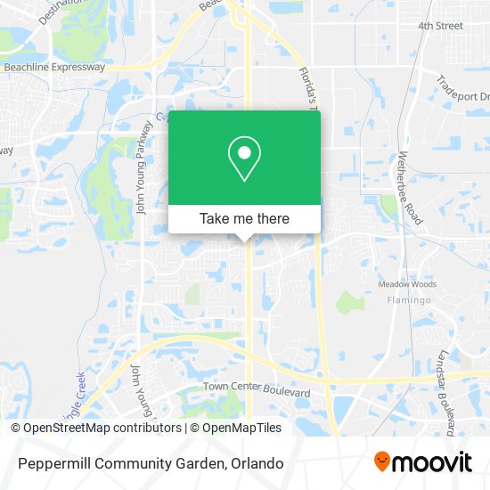 Peppermill Community Garden map