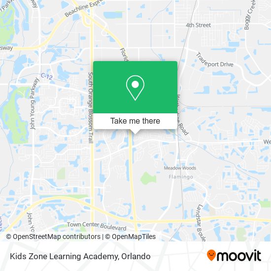 Kids Zone Learning Academy map