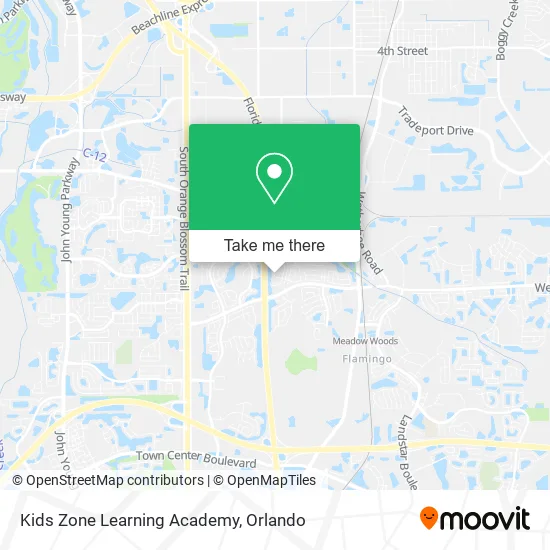 Mapa de Kids Zone Learning Academy