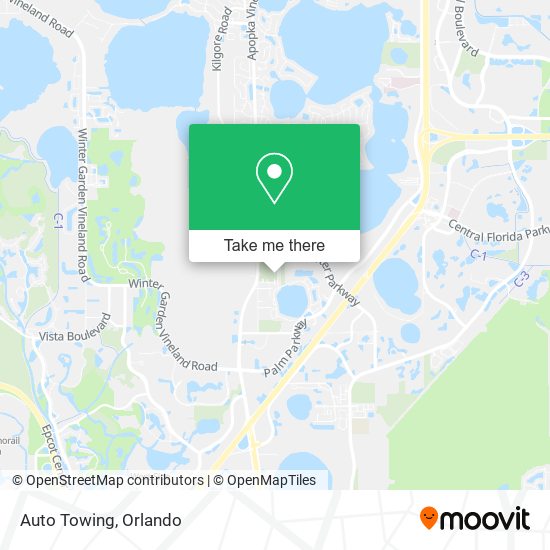 Auto Towing map