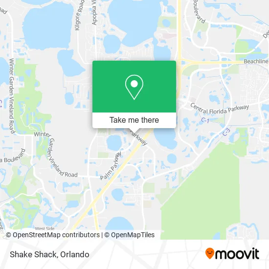 Mapa de Shake Shack