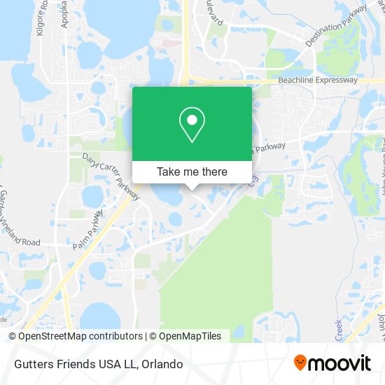 Mapa de Gutters Friends USA LL