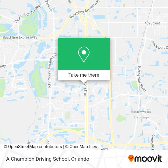 A Champion Driving School map