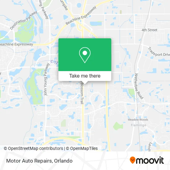 Motor Auto Repairs map