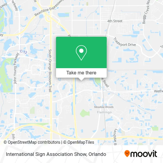 International Sign Association Show map